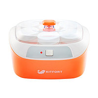 Йогуртница Kitfort КТ-2020, 20 Вт, 6х 0.17 л, стекло, оранжевая