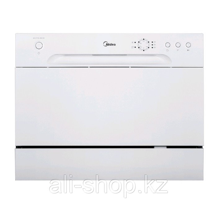 Посудомоечная машина Midea MCFD-0606, 1380 Вт, 6 комплектов, 6 программ, белая - фото 1 - id-p113480531