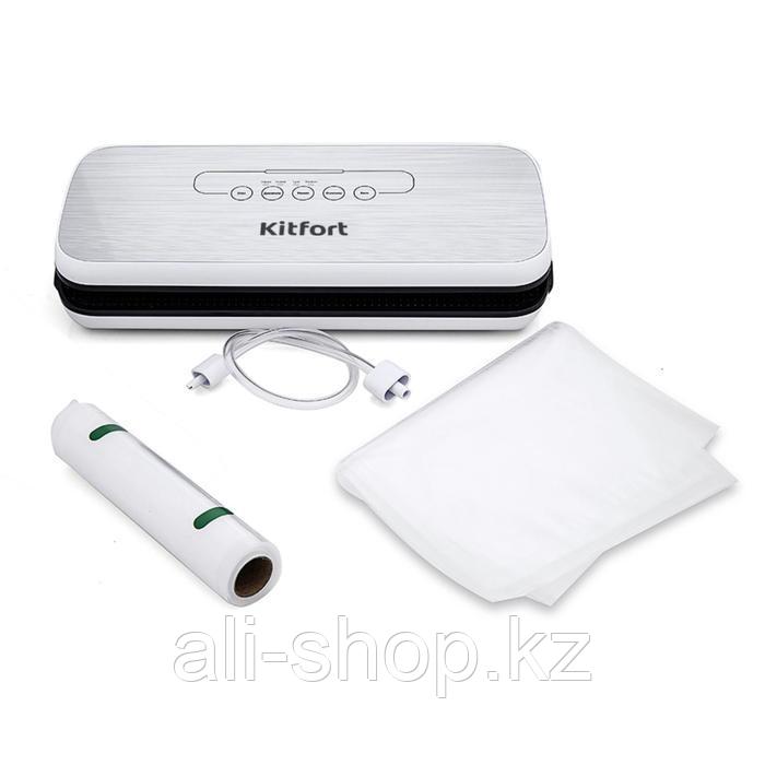 Вакуумный упаковщик Kitfort KT-1502-1, 110 Вт, 12 л/мин, белый - фото 5 - id-p113480561