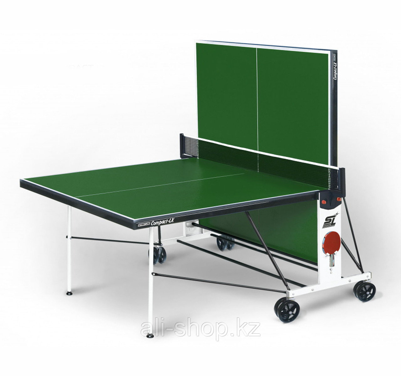 Теннисный стол Start line COMPACT LX с сеткой Outdoor Green - фото 2 - id-p113482850