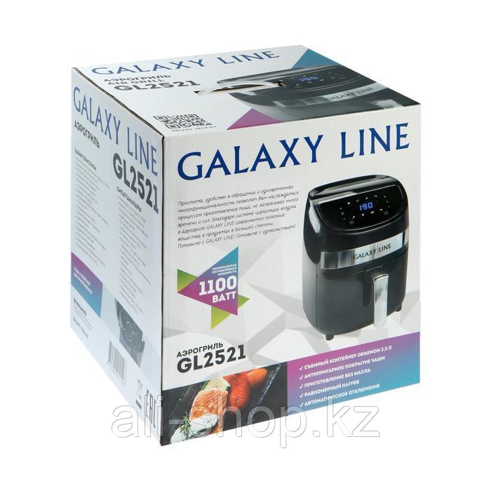 Аэрогриль Galaxy LINE, 1100 Вт, 80-200°C, 3.5 л, чёрный - фото 6 - id-p113480653