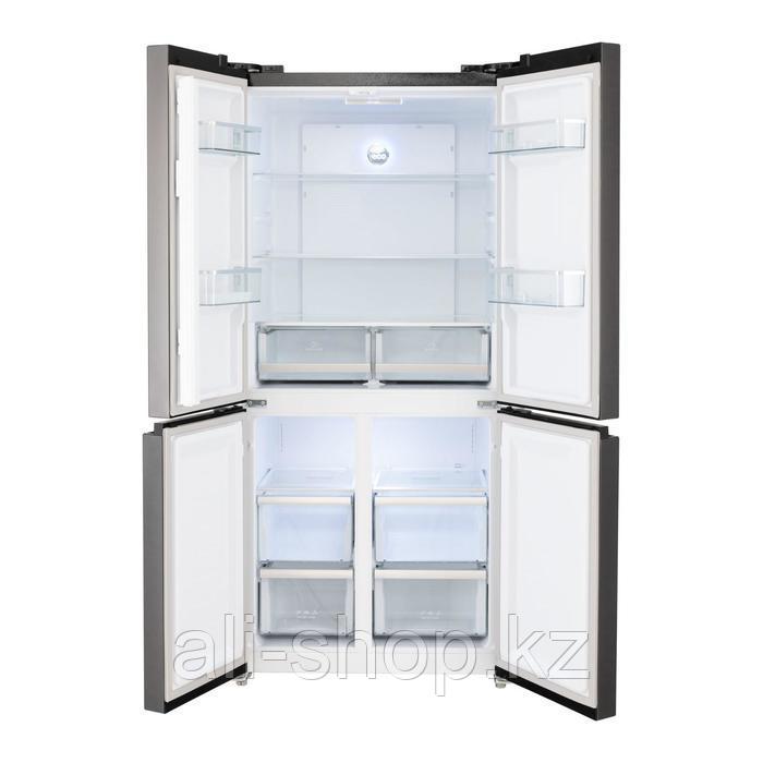 Холодильник HIBERG RFQ-490DX NFB, Side-by-side, класс А+, 490 л, инверторный, графит - фото 2 - id-p113481592