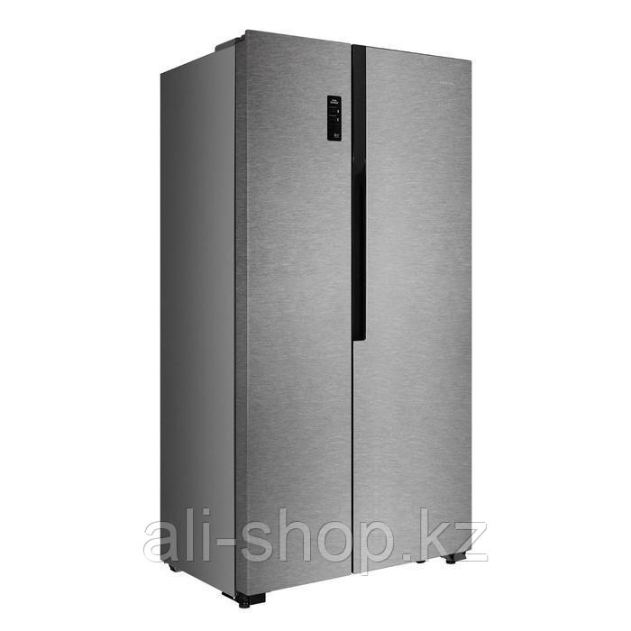 Холодильник HIBERG RFS-67D NFS, Side-by-side, класс А+, 565 л, No Frost, цвет нерж.сталь - фото 1 - id-p113481598