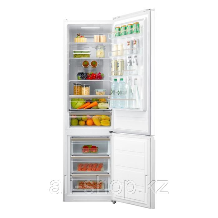 Холодильник Körting KNFC 62017 GW, двухкамерный, класс А++, 321 л, цвет белое стекло - фото 2 - id-p113481665