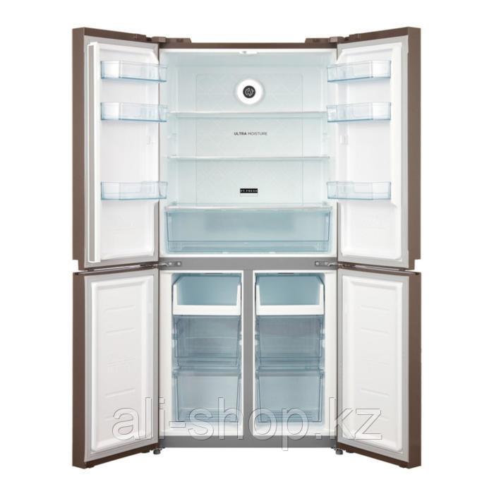 Холодильник Körting KNFM 81787 GB, Side-by-Side, класс А, 456 л, Full No frost, бежевый - фото 2 - id-p113481668