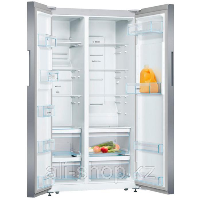Холодильник Bosch KAN92NS25R, Side-by-side, класс А+, 604 л, Total No Frost, серебр. - фото 2 - id-p113481739