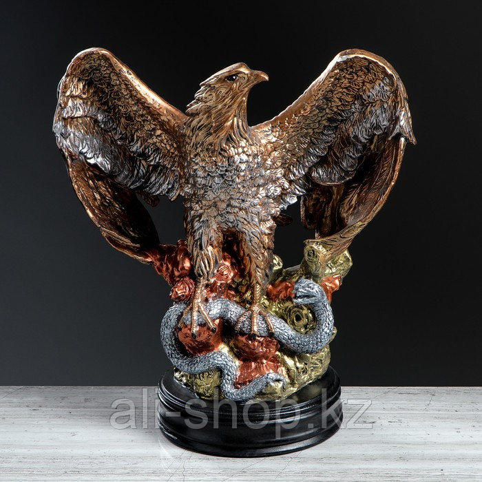 Статуэтка "Орёл огромный со змеёй", бронзовый, 43 см - фото 1 - id-p113483837