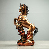 Сувенир "Конь на дыбах" бронзовый цвет, 38 см, микс, фото 5
