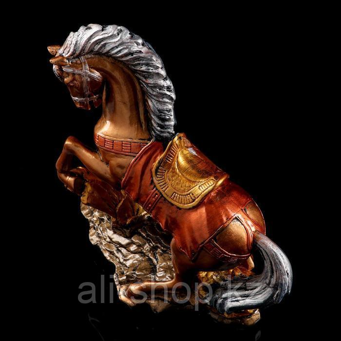 Сувенир "Конь на дыбах" 36 см, цвет бронзовый - фото 5 - id-p113483905