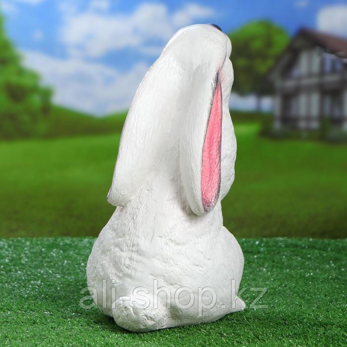 Садовая фигура "Сидящий заяц", белый цвет, 30 см - фото 9 - id-p113483914