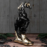 Сувенир "Конь на дыбах" 30 см, чёрный, фото 2