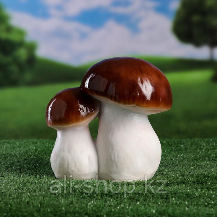Садовая фигура "Пара белых грибов", белый цвет, 18 см - фото 3 - id-p113483984