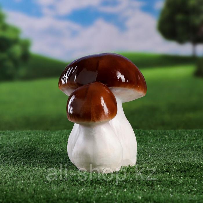 Садовая фигура "Пара белых грибов", белый цвет, 18 см - фото 4 - id-p113483984