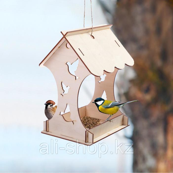 Кормушка для птиц «Птички», 15 × 16 × 24 см, Greengo - фото 1 - id-p113484052