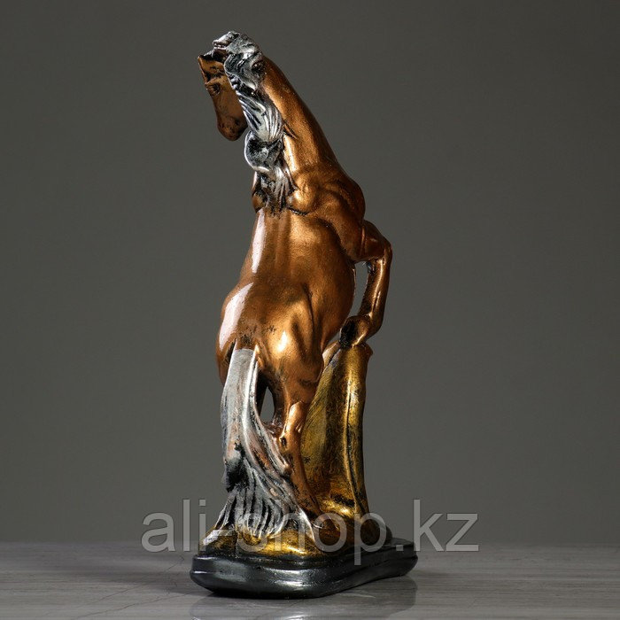 Сувенир "Конь на дыбах" 29 см, бронза, микс - фото 4 - id-p113484866