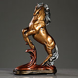 Сувенир "Конь на дыбах" 29 см, бронза, микс, фото 5