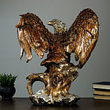 Фигура "Орел большой с крыльями" бронза, 52х37х57см, фото 3