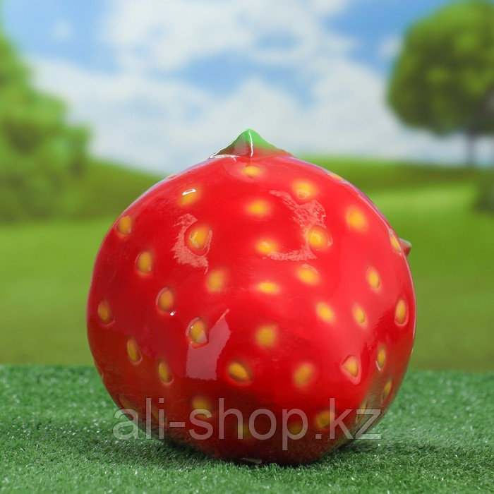 Садовая фигура "Клубника", красный цвет, 26 см х 19 см х 19 см - фото 2 - id-p113484925