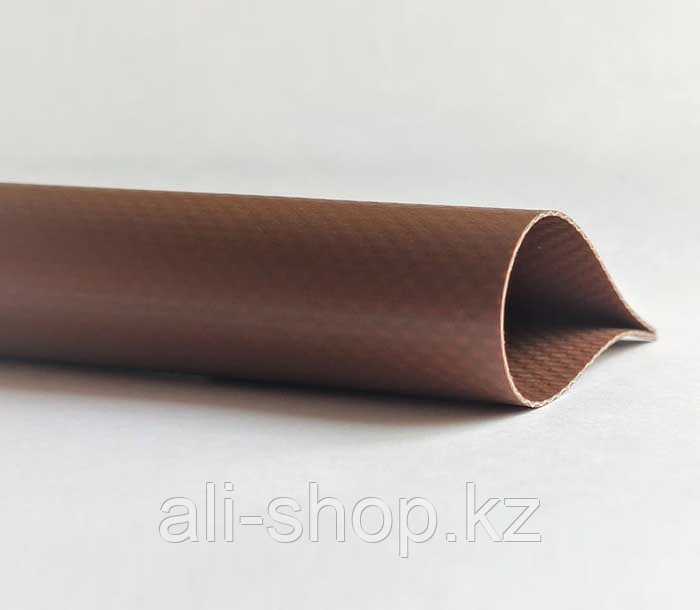 Ткань ПВХ Multitarp коричневая 2,5х65м (162,5) 630гр RAL 8007/8017