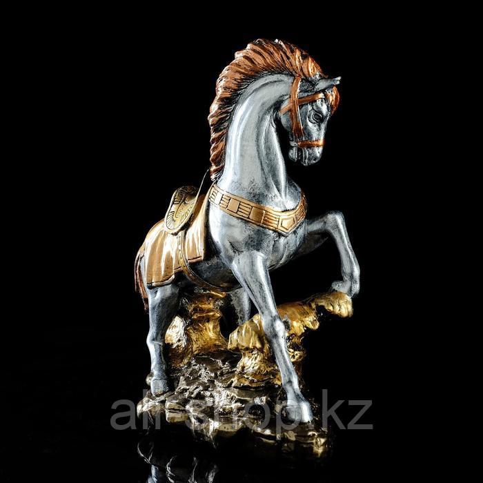 Сувенир "Конь на дыбах", серебристый цвет, 37 см, микс - фото 4 - id-p113484997