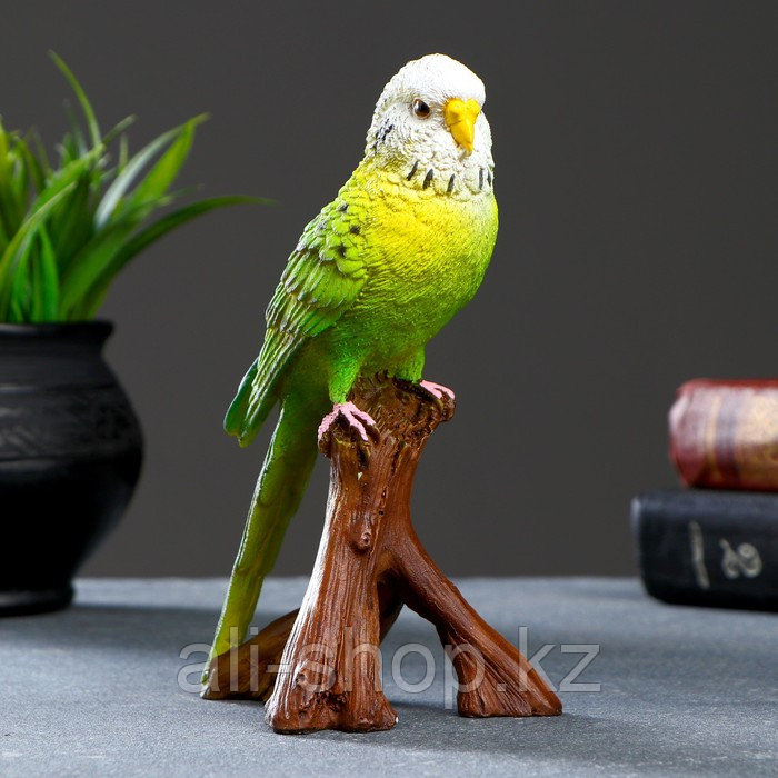 Фигурка "Зеленый попугай" 9,7 х 8 х 16,5см