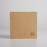 Ящик-кашпо подарочный «Ботаника», 2 ячейки, 20 × 20 × 4,5 см, фото 5