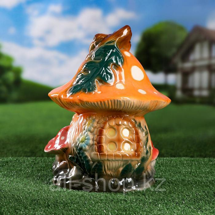 Садовая фигура "Сказочный гриб", глазурь, цветной 34 см - фото 7 - id-p113485788
