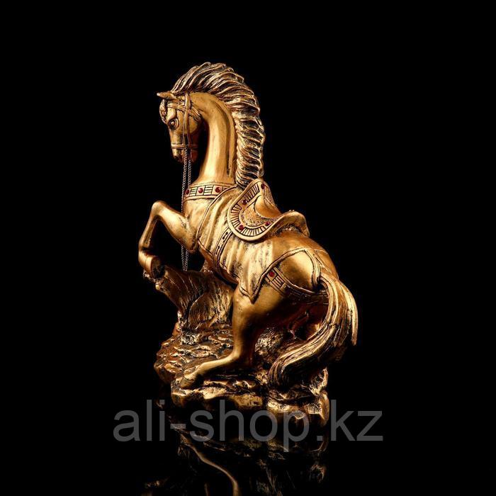 Сувенир "Конь на дыбах", золотистый, 37 см - фото 2 - id-p113485057