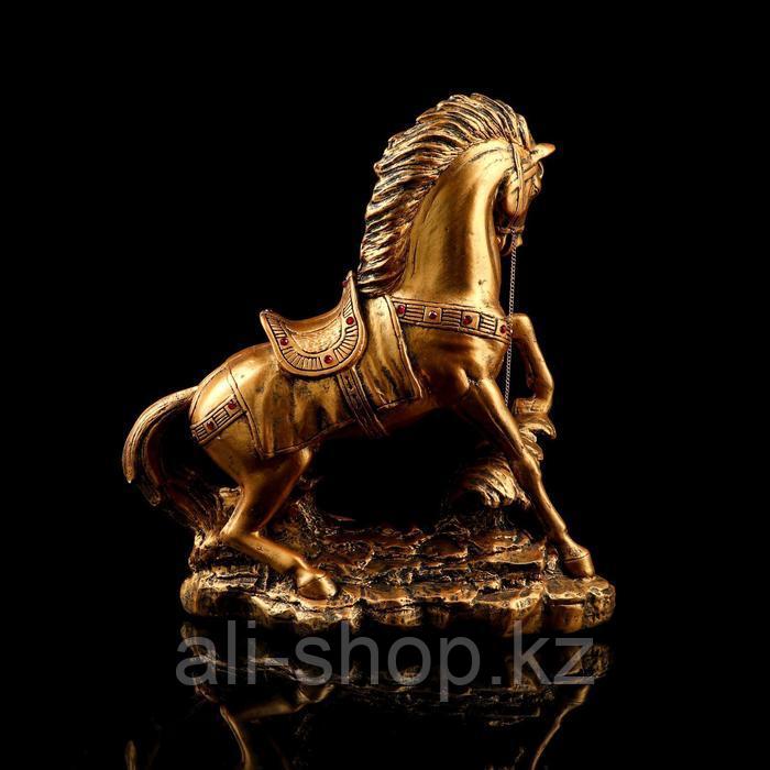 Сувенир "Конь на дыбах", золотистый, 37 см - фото 3 - id-p113485057
