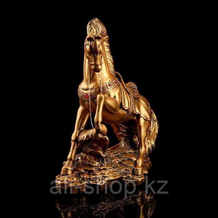 Сувенир "Конь на дыбах", золотистый, 37 см - фото 4 - id-p113485057