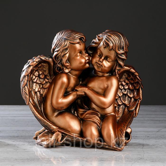 Статуэтка "Ангелы влюбленная пара", бронзовая, 27 см - фото 1 - id-p113485839