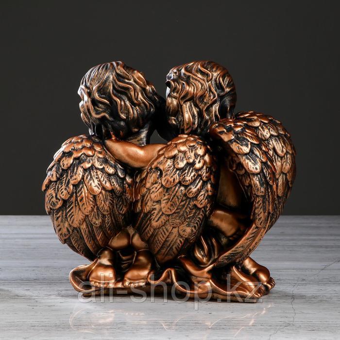 Статуэтка "Ангелы влюбленная пара", бронзовая, 27 см - фото 3 - id-p113485839