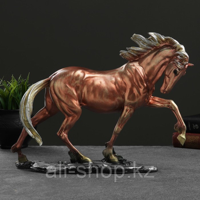 Фигура "Конь гарцующий" бронза,  35х27см