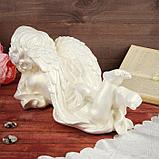 Статуэтка "Ангел лежащий", перламутровая, 20 см, фото 3