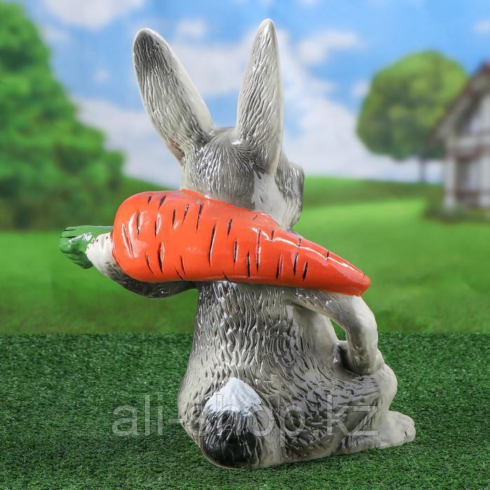 Садовая фигура "Заяц с морковкой", 42 см - фото 3 - id-p113485253