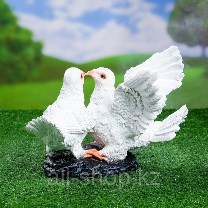 Садовая фигура "Два голубя" 20*32*21 см - фото 3 - id-p113484510