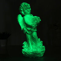 Светящаяся фигура "Ангел с цветами" большой 17х19х43см