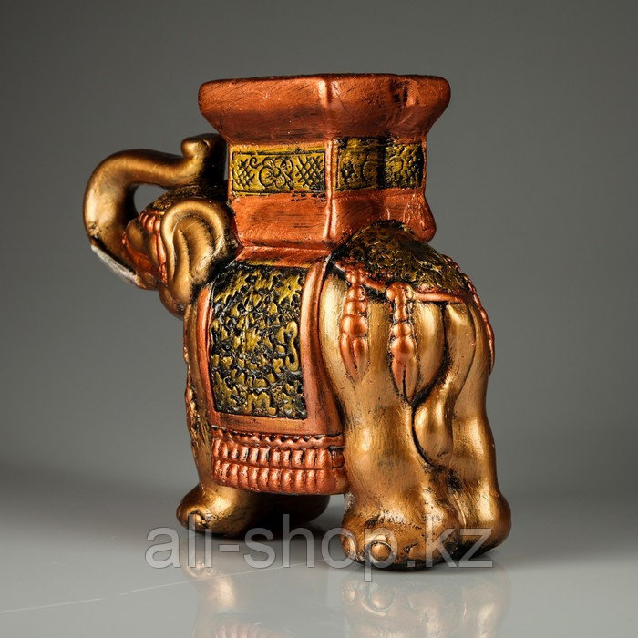 Подставка декоративная "Индийский слон", бронзовая, 27 см, микс - фото 6 - id-p113485531
