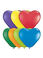 Набор воздушных шаров PM 1462-5 "Сердце" (2g) цвет в асс.12шт