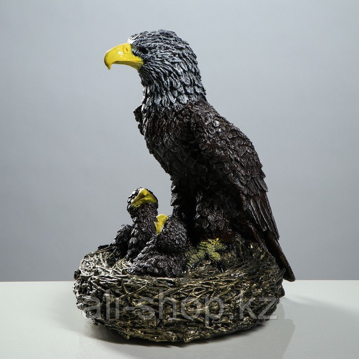 Статуэтка "Орёл с орлятами в гнезде" цветной, 42 см - фото 4 - id-p113485682