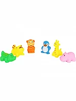Набор резиновых игрушек Животные 6 шт B4308A12