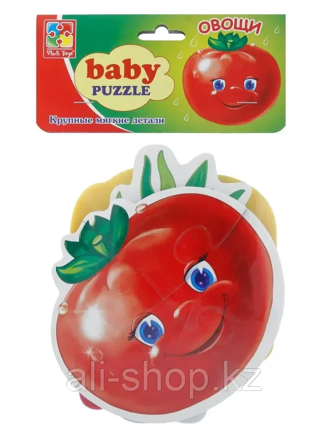 Пазлы мягкие Baby puzzle "Овощи" VT1106-03 ВладиТ - фото 2 - id-p113487189