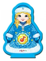 Музыкальная игрушка новогодняя "Снегурочка" 4680019281582 Азбукварик