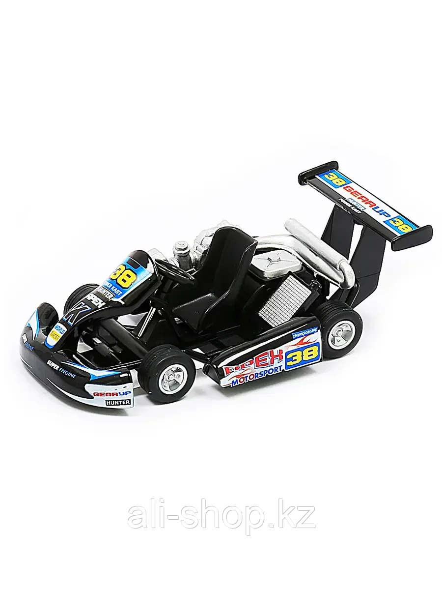 Модель карта "Turbo Go Kart" 12,5см КS5102 KINSMART - фото 1 - id-p113488096