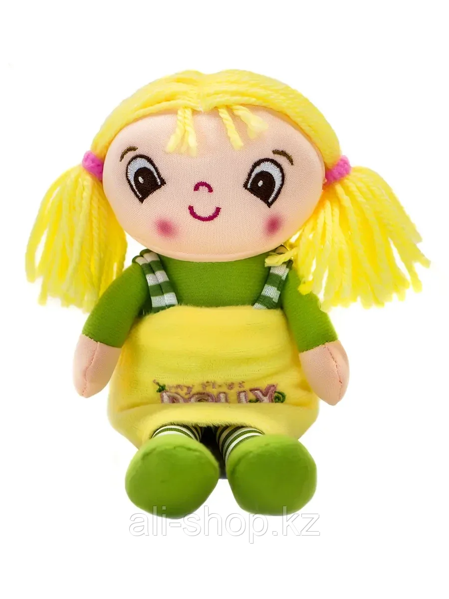 Мягкая игрушка Кукла Злата в желтом платье 25 см C5457-2 ТМ Коробейники - фото 2 - id-p113488863