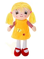 Мягкая игрушка Кукла Адетта в желтом платье 45 см C5468-2 ТМ Коробейники