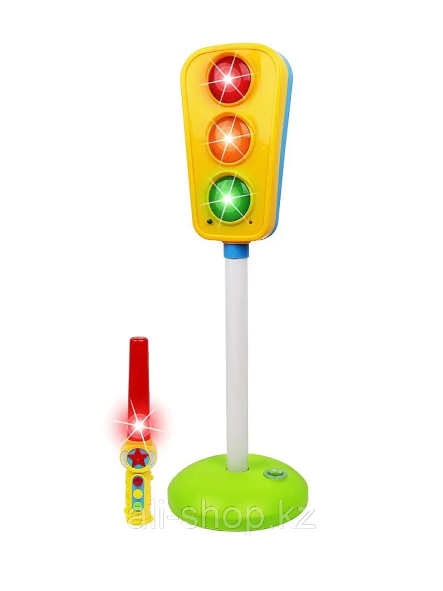 Игрушка на батарейках Набор светофор с жезлом ZYA-A2723-2 - фото 1 - id-p113490940