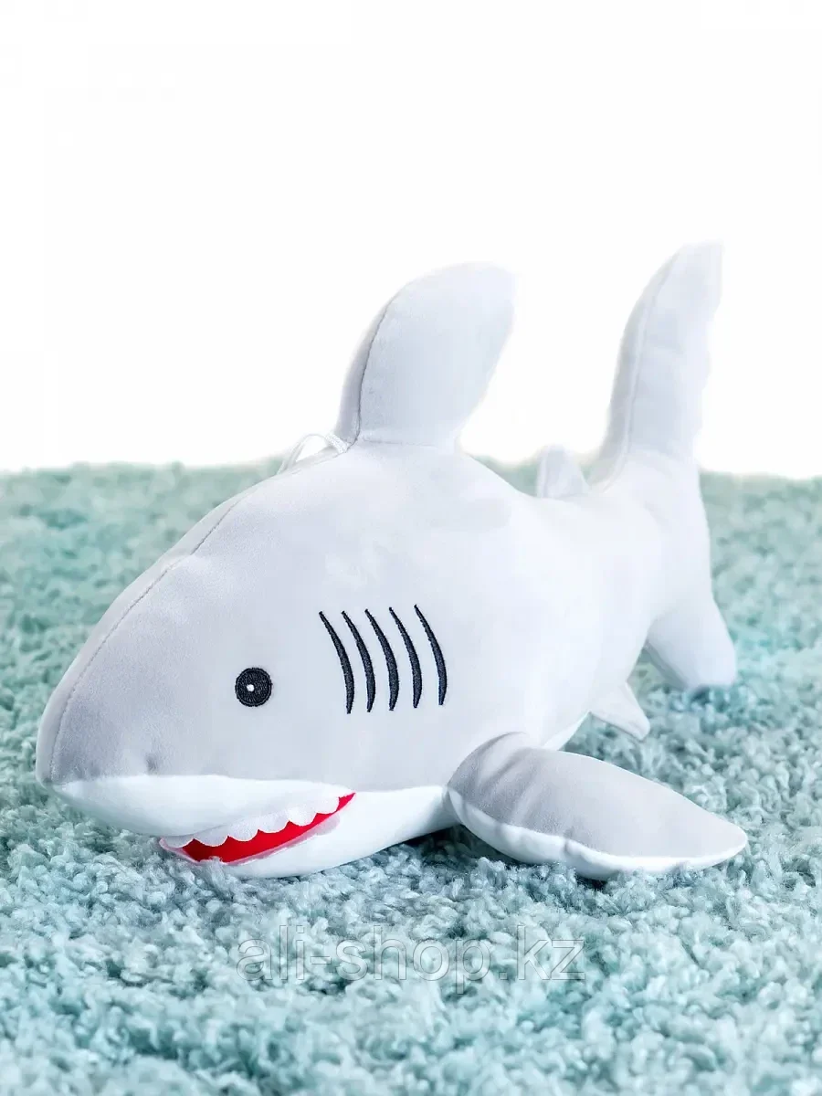 Мягкая игрушка Акула Акулина серая 50 см 058D-532D ТМ Коробейники - фото 4 - id-p105329455