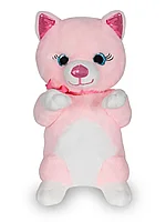 Мягкая игрушка Кошка Сюся розово-белая 32 см TB19-761-2 ТМ Коробейники