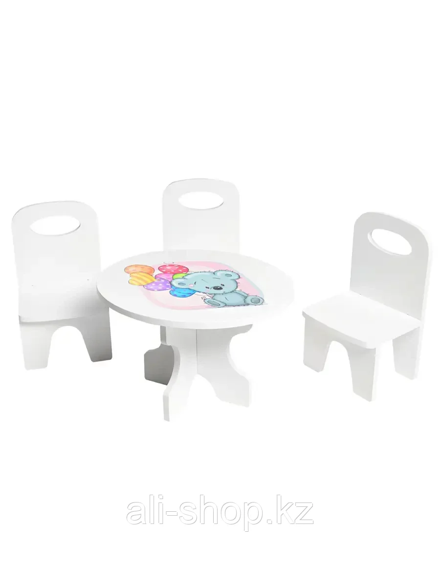 Набор стол+3 стула СТ001МШ Коняша - фото 1 - id-p113491979